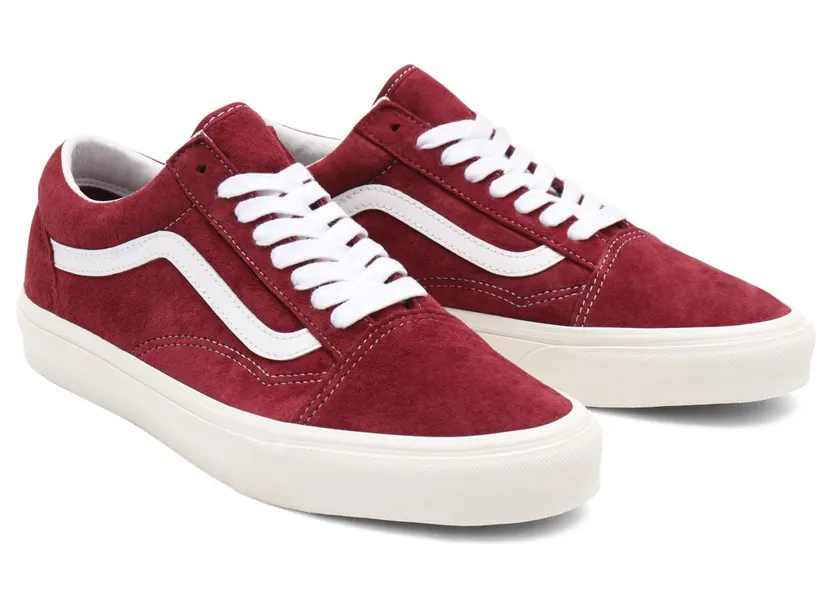 VANS Old Skool Schoenen Van Varkenssuède Rood (VN0A38G19G8)