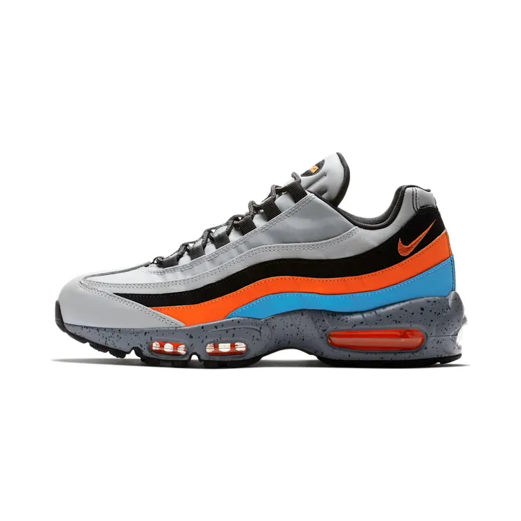 Nike Air Max 95 “Wolf Grey / University Blue / Cool Grey / Safety Orange” (538416-015)