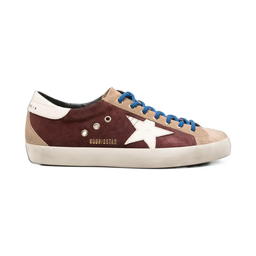 Golden Goose Sneakers Super-Star Dark red/Warm grey/Buttercream GMF00102F008724/T_GOLDE-83407_600-46