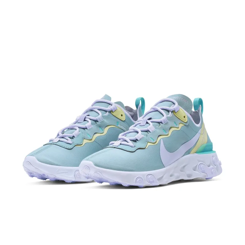 Nike React Element 55 Ocean Cube (W) Ocean Cube/Amethyst Tint-Luminous Green (BQ2728-301)