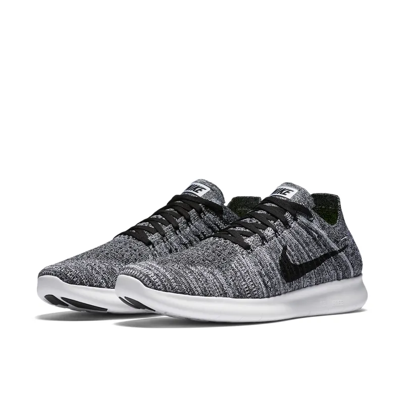 Nike Free RN Flyknit White/Black White/Black (831069-100)