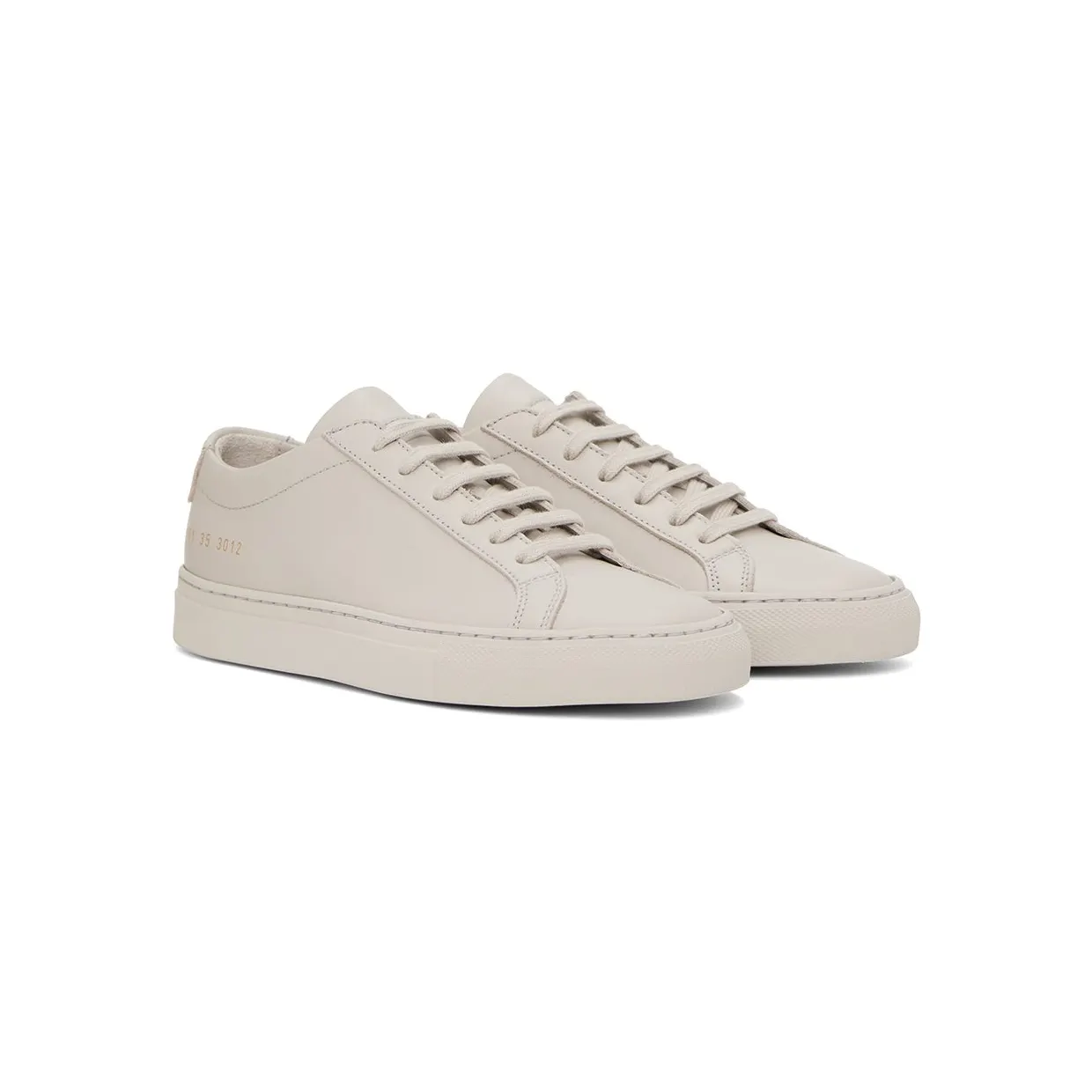 Common Projects White Original Achilles Low Sneakers (3701) (4)