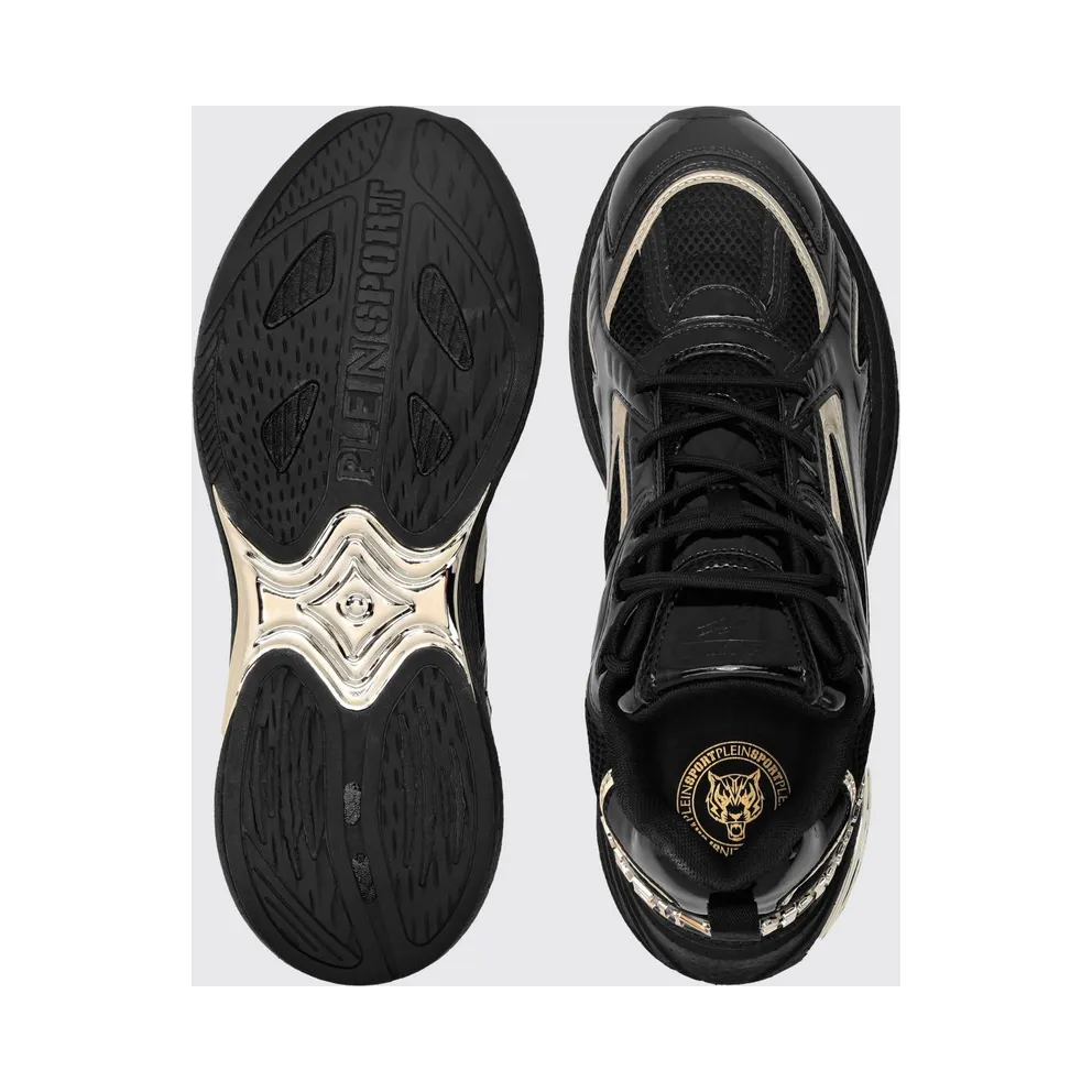 Plein Sport Pegasus Project Mesh And Patent Leather Black 1 (FAESUSC0848STE003N0293)