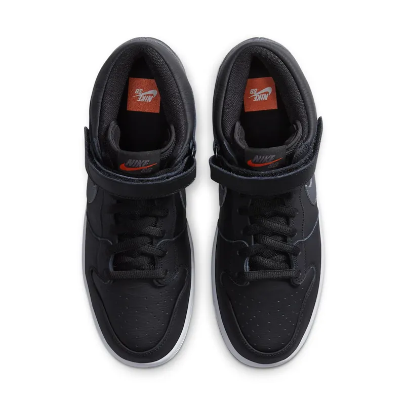 Nike SB Dunk Mid ISO Orange Label Black Dark Grey (2020) (CV4283-001)