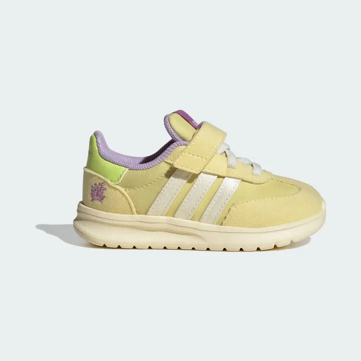 adidas Disney Tiana Run 70s 2.0 Shoes Kids “Powder Yellow / Cream White / Powder Plum” (JR4928)