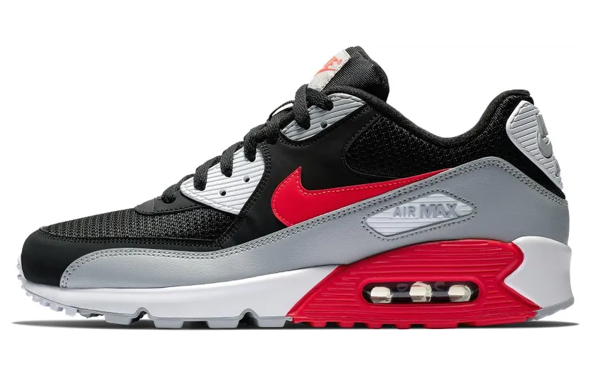 Nike Air Max 90 Black Bright Crimson (2018) (AJ1285-012)