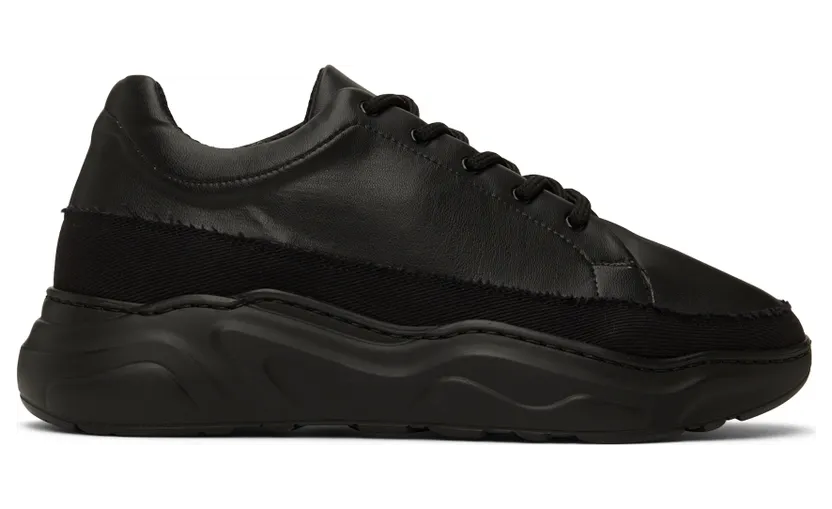 Phileo SSENSE Exclusive Black Essentiel Vegatex Sneakers (001F21SE)