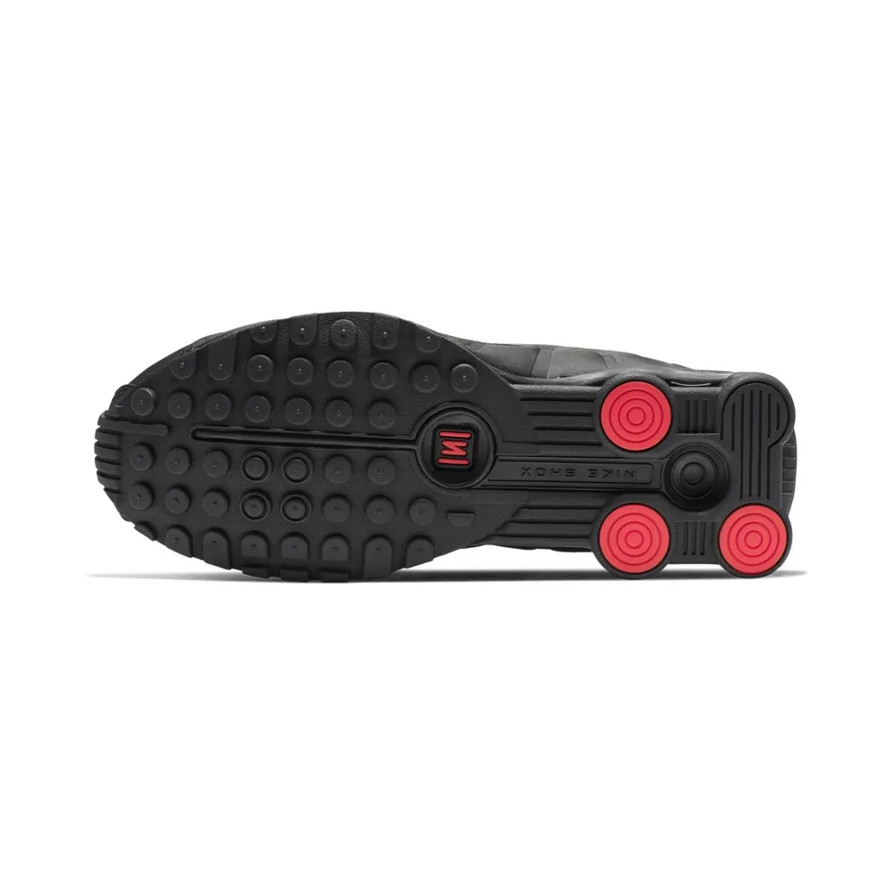 Nike Womens Shox R4 Black Max Orange (2019) (AR3565-004)