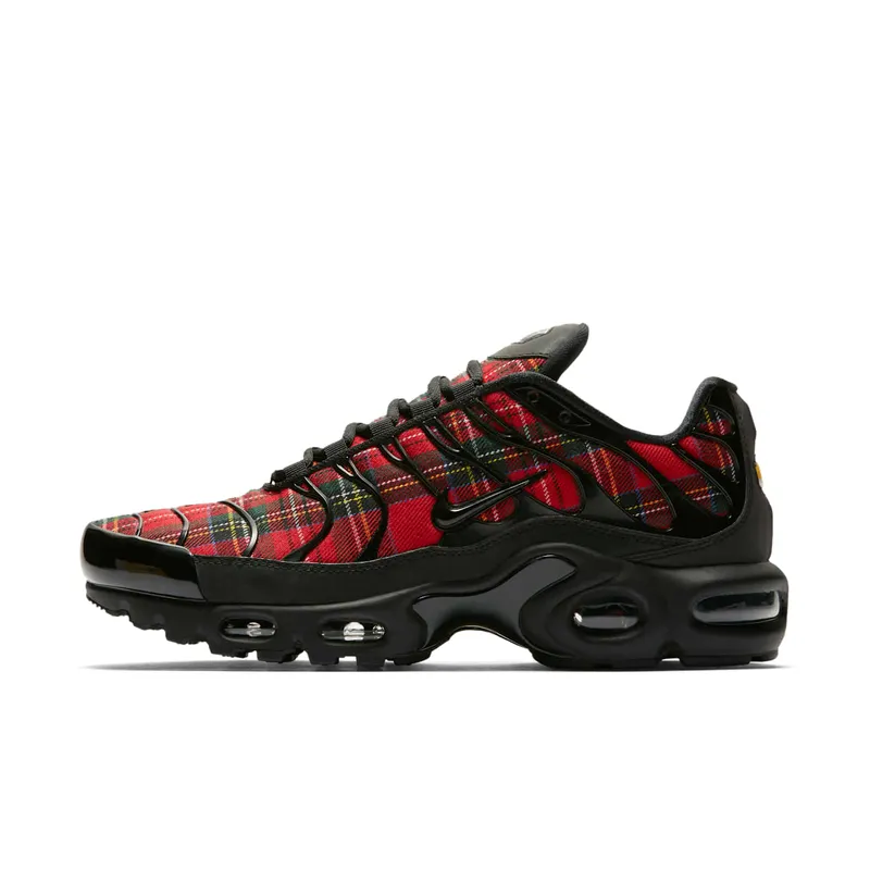 Nike Air Max Plus Tartan Black (W) Black/Black-University Red (AV9955-001)