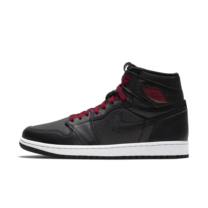 Air Jordan Nike AJ I 1 Retro High OG Black Red (2020) (555088-060)