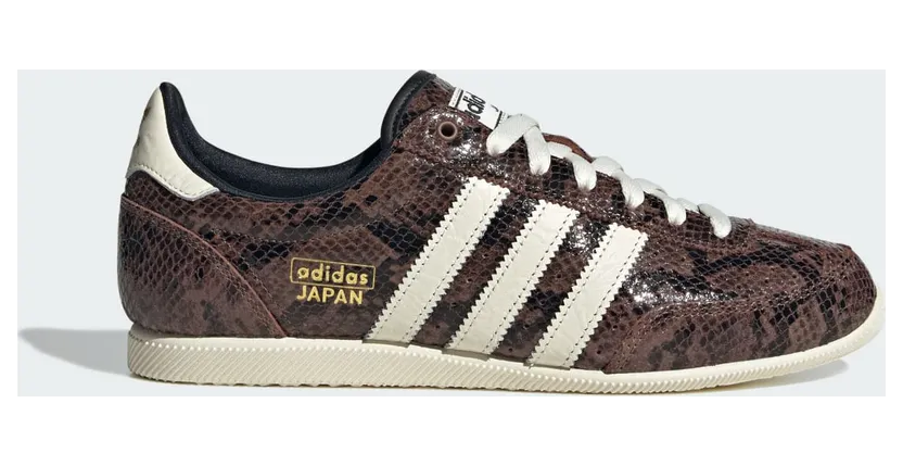 Adidas Japan Sneakers Preloved Brown / Cream White / Core Black “Animal Print” (JS4022)