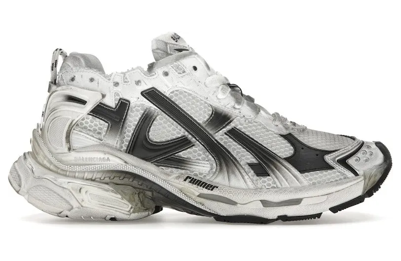 Balenciaga Runner White Black Gradient (772774 WRUNG 9010)