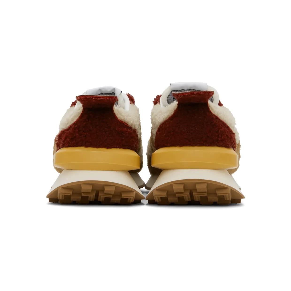 Lanvin Beige Fleece BumpR Sneakers (FM-SKBRUC-SHRI-H21) (4)