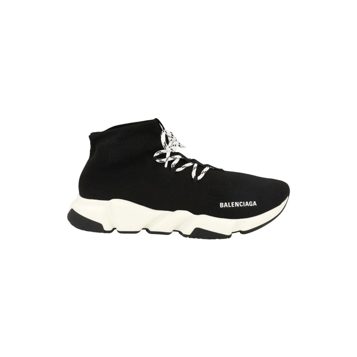 Balenciaga Speed Lace Up Black White (587289 W1702 1015)