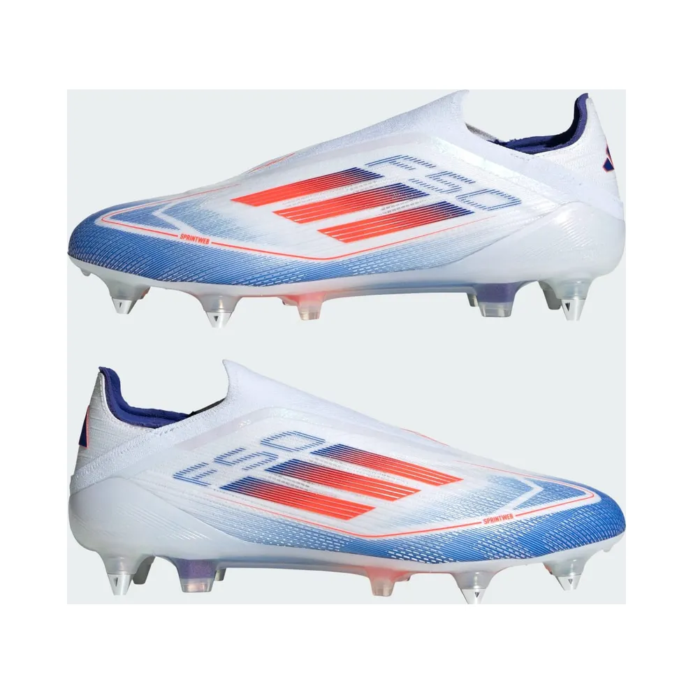 adidas F50 Elite Laceless SG Cloud White Solar Red Lucid Blue (IF1319)