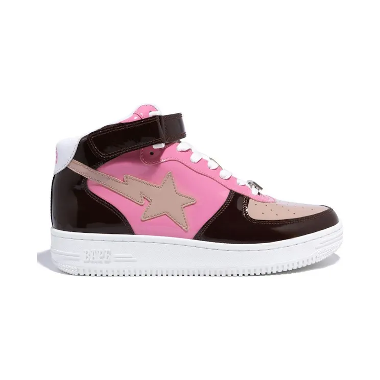 A Bathing Ape Bape Sta Mid Brown Pink Tan (2020) (1G30191004)
