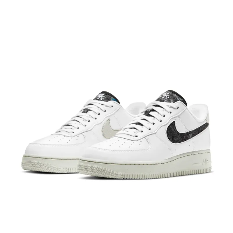 Nike Air Force 1 ’07 SE ‘Recycled Wool Pack – White Black’ White/Light Bone/Black/White (DA6682-100)
