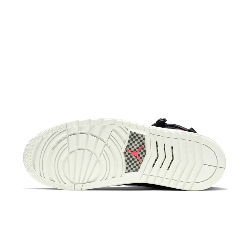Jordan 1 Moto Black Infrared 23 Black/Light Bone-Infrared 23 (AT3146-006)