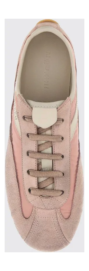 Mcqueen Bicolor Boxe Sneakers in Leather and Suede with Rubber Sole Beige (868495WIAKI2233) (2)
