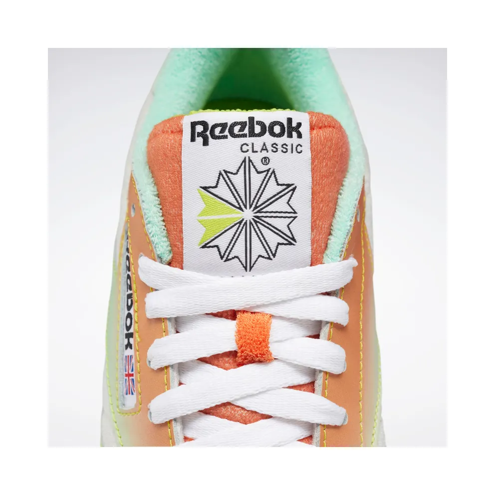 Reebok Daniel Moon Classic Leather Shoes Chalk / Acid Yellow / Bright Cobalt