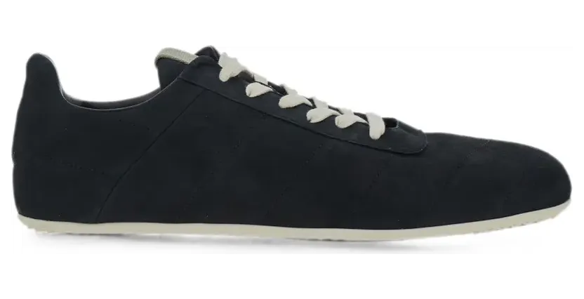 Rick Owens quilted lace-up sneakers – Zwart (RU02F4878LBSQ191)