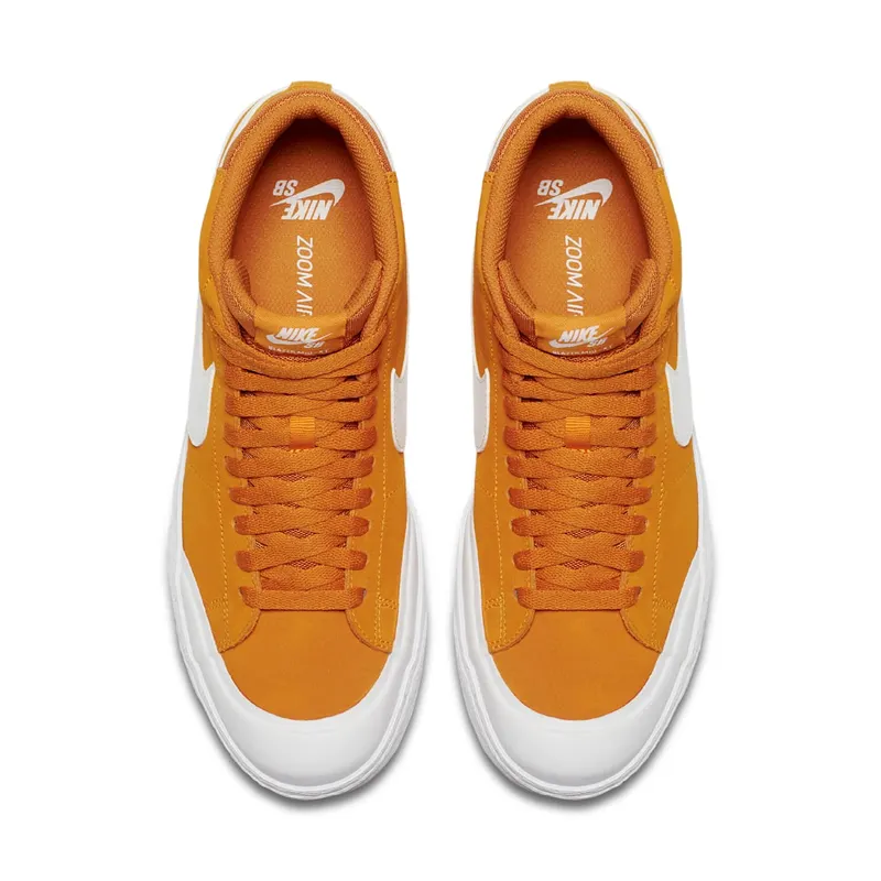 Nike SB Blazer Zoom Mid Circuit Orange Circuit Orange/White-Gum Light Brown (876872-819)