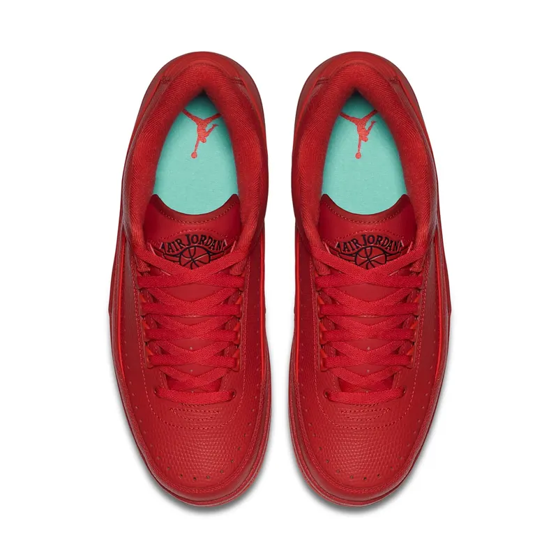 Jordan 2 Retro Low Gym Red Gym Red/University Red/Hyper Turquoise (832819-606)