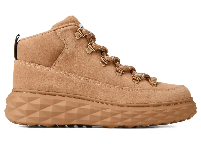 Jimmy Choo Diamond Maxi Hike High-Top-Sneakers aus Wildleder – Braun (J000179691)