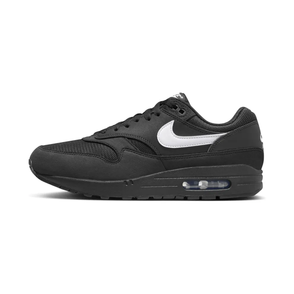 Nike Air Max 1 Black White Swoosh (FZ0628-010)