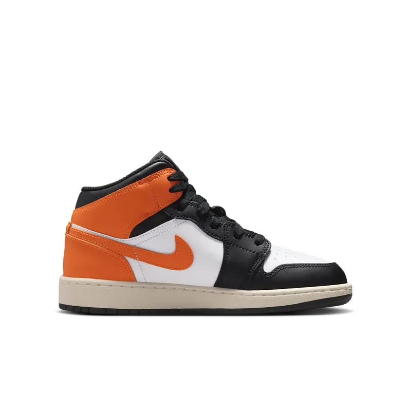 Air Jordan 1 Mid GS “Starfish Black Toe” (DQ8423-801)