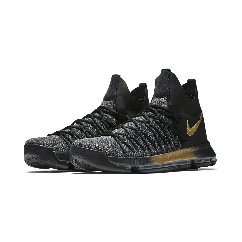 Nike KD 9 Elite Flip the Switch Black/Tour Yellow-Blue Fury (878637-007)