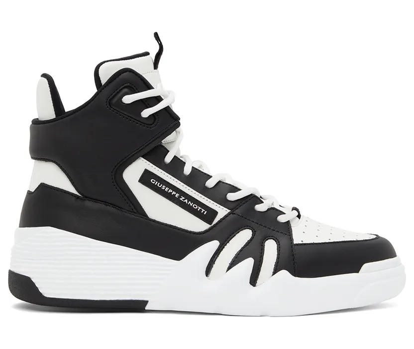 Giuseppe Zanotti Black & White Talon Sneakers (RM10007-91382)