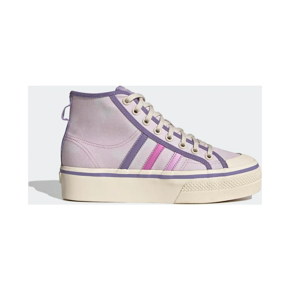 adidas Nizza Platform Mid Schuh Almost Pink / Pulse Lilac / Wonder White (GX4608)