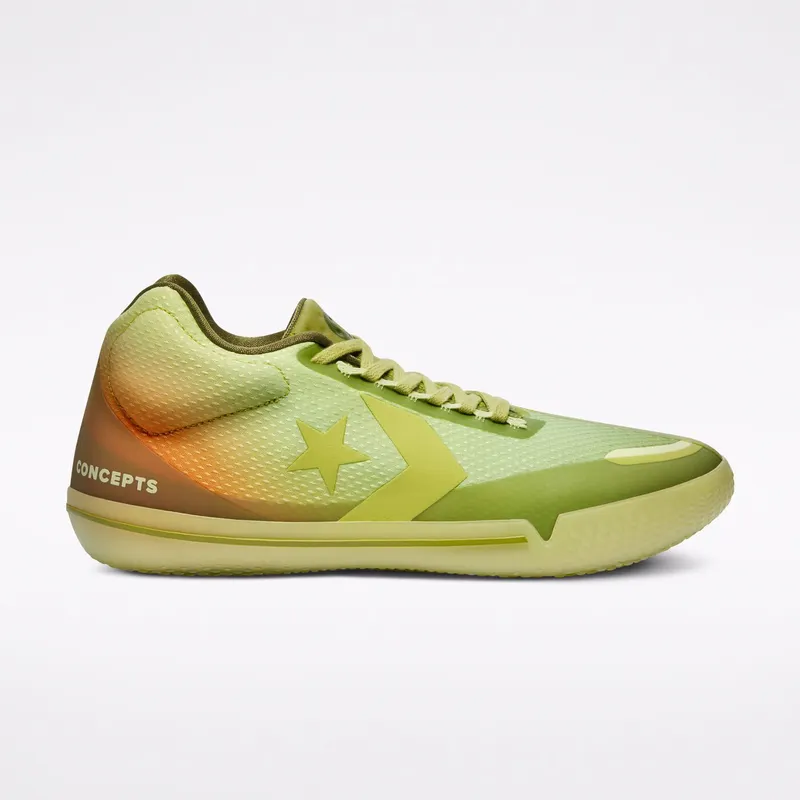 Converse Converse x Concepts Southern Flame All Star BB Evo Low Top Shadow Lime/green Oasis (170591C)