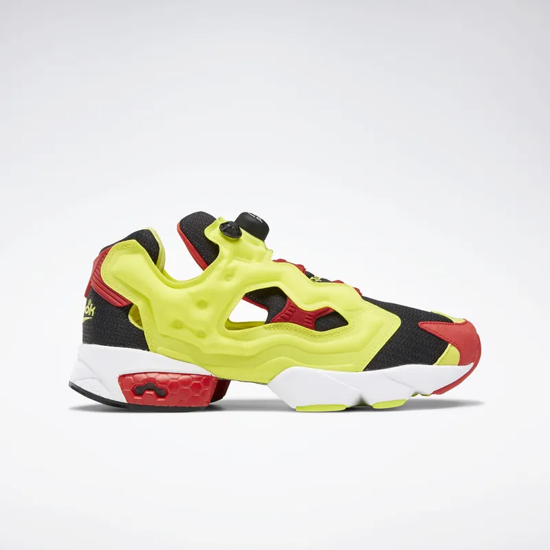 Reebok Instapump Fury Prototype Citron Black/Hyper Green-Reebok Red-White (Other Brands Reebok)