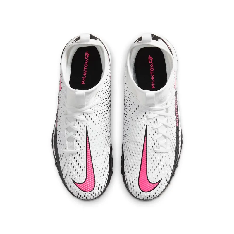 Nike Phantom GT Academy DF TF White Black Pink Blast (Kids) White/Black-Pink Blast (CW6695-160)