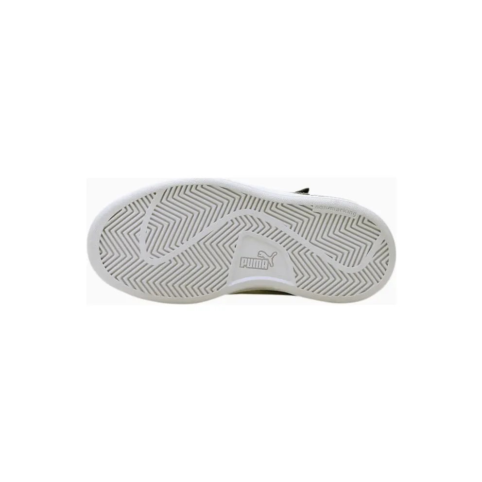 Puma Smash V2 Mid Fur V White/Black (366896-08)
