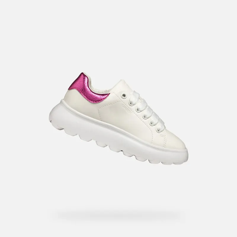 Geox Puffypop “White / Fuchsia” (J55MRA000BCC0563)