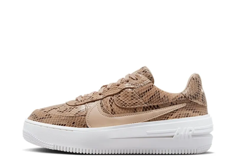 Nike Air Force 1 PLT.AF.ORM Brown Snakeskin Print (FJ4965-200)