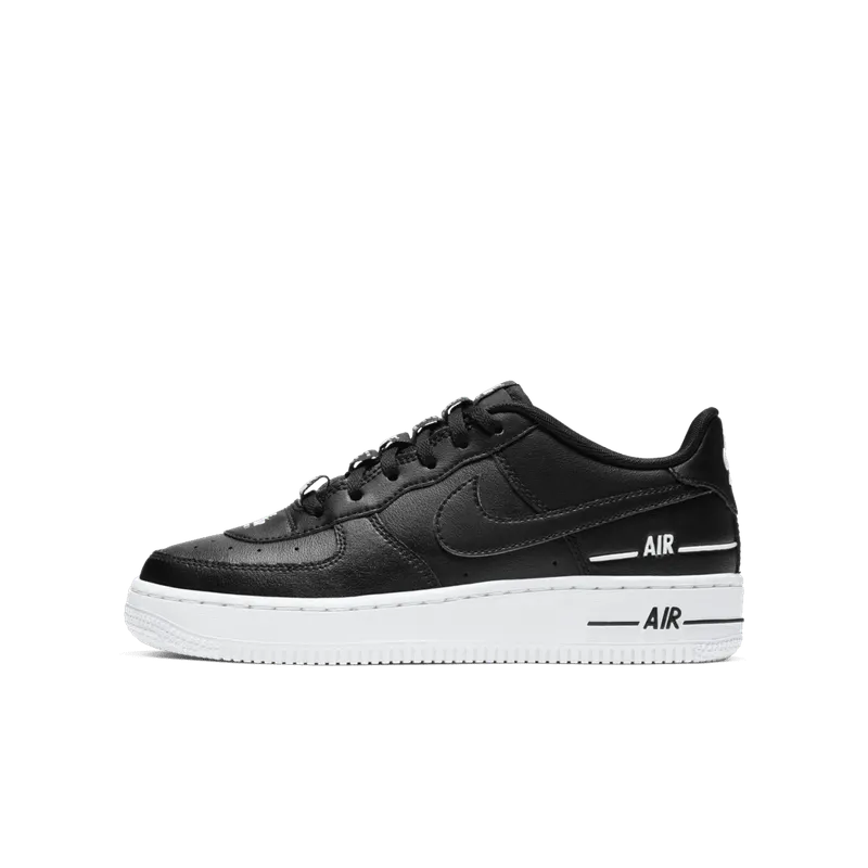 Nike Air Force 1 LV8 3 Black (GS) Black/White/Black (CJ4092-001)