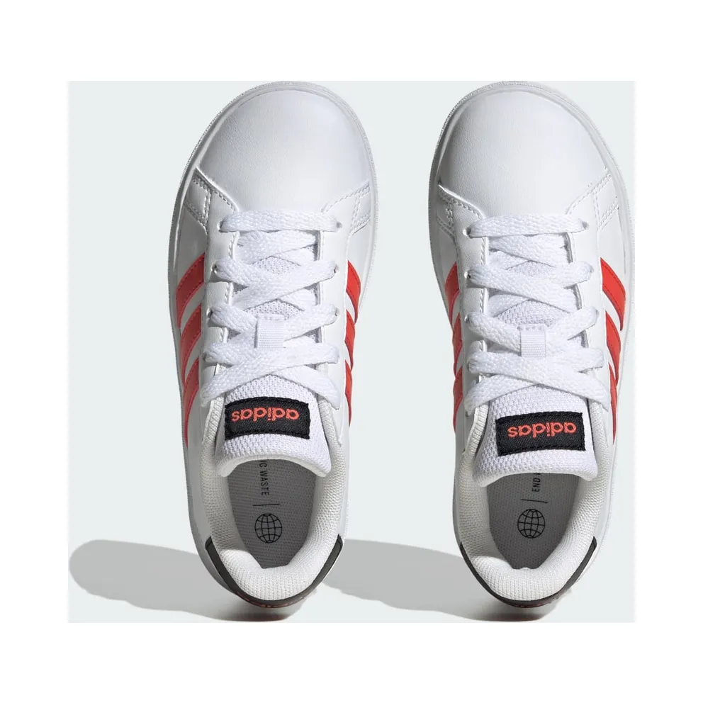 adidas Grand Court Lifestyle Tennis Lace-Up Cloud White / Bright Red / Core Black (IG4828)