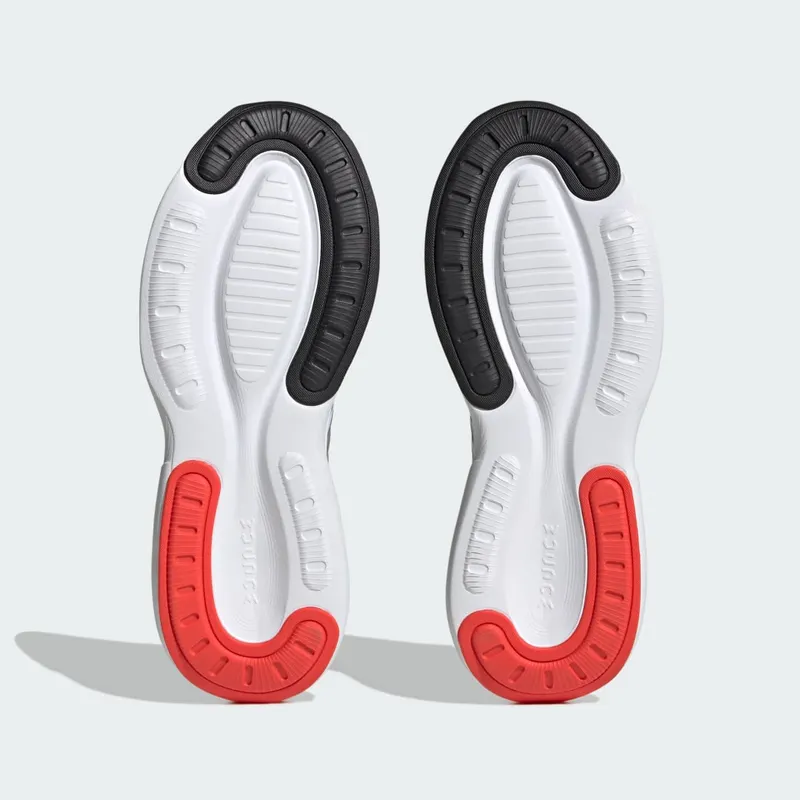 Adidas AlphaEdge + Cloud White / Silver Metallic / Bright Red (IF7289)