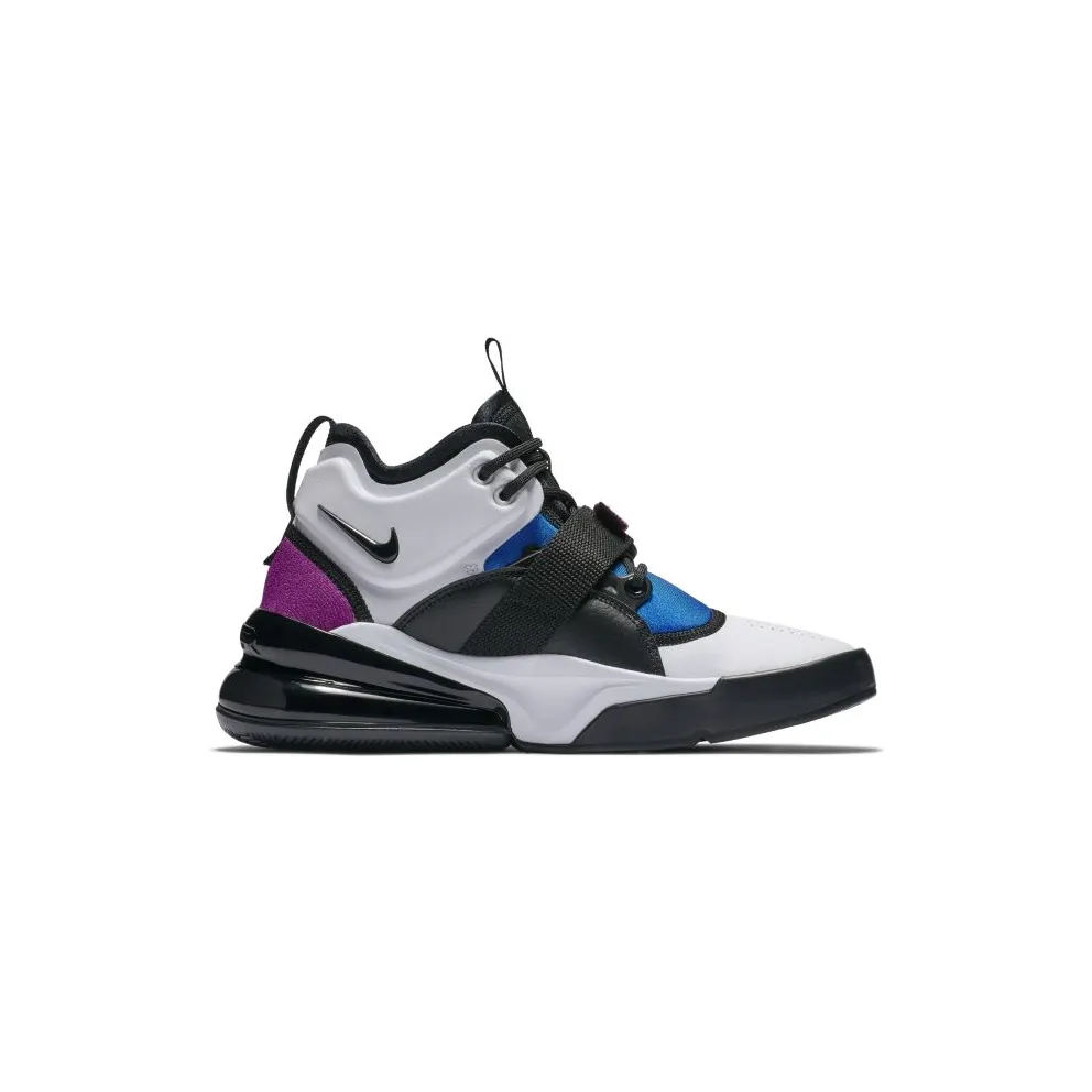 Nike Air Force 270 White Black Lyon Blue (GS) White/Black-Lyon Blue (AJ8208-102)