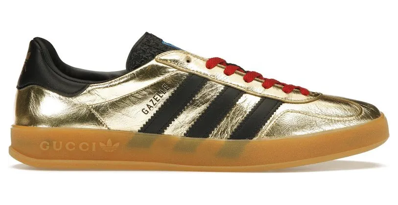 adidas x Gucci Gazelle Metallic Gold (707847 AAA2M 8043)