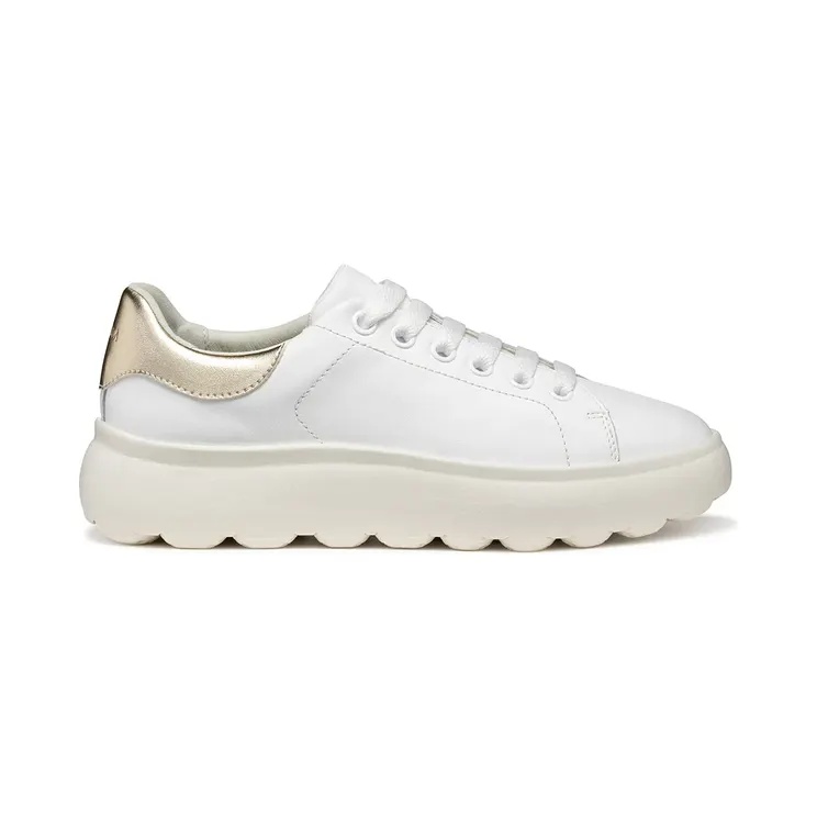 Geox Spherica “White / Light Gold” (D45TCD085BNC1327)