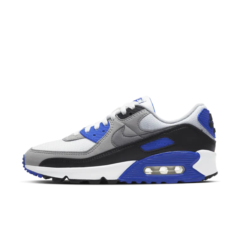Nike Air Max 90 Recraft Royal (W) White/Particle Grey-Royal Blue (CD0490-100)