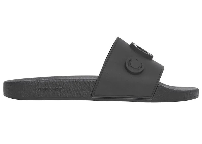 Burberry Logo Graphic Slides Black (8048196)
