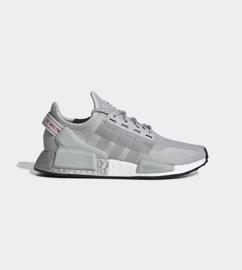 adidas NMD V2 Grey Two Silver Metallic (Youth)