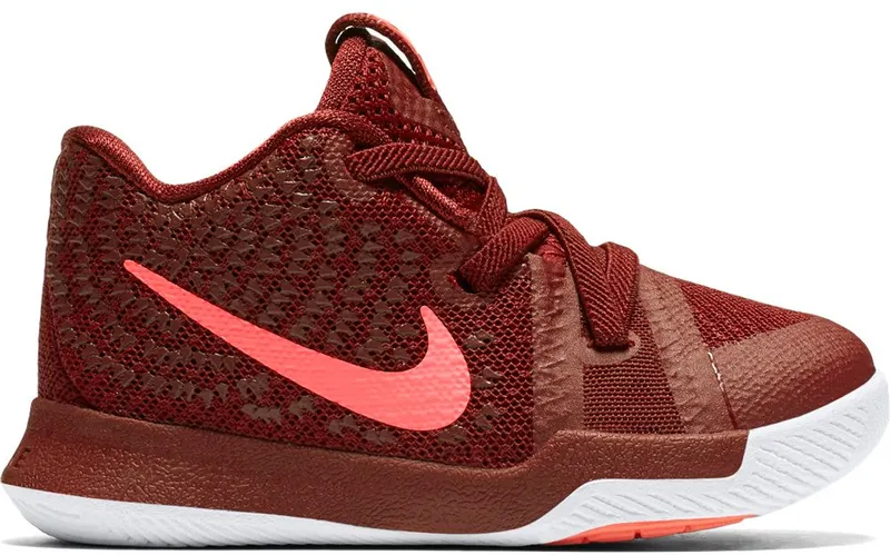 Nike Kyrie 3 Warning (TD) Team Red/Hot Punch-White (869984-681)