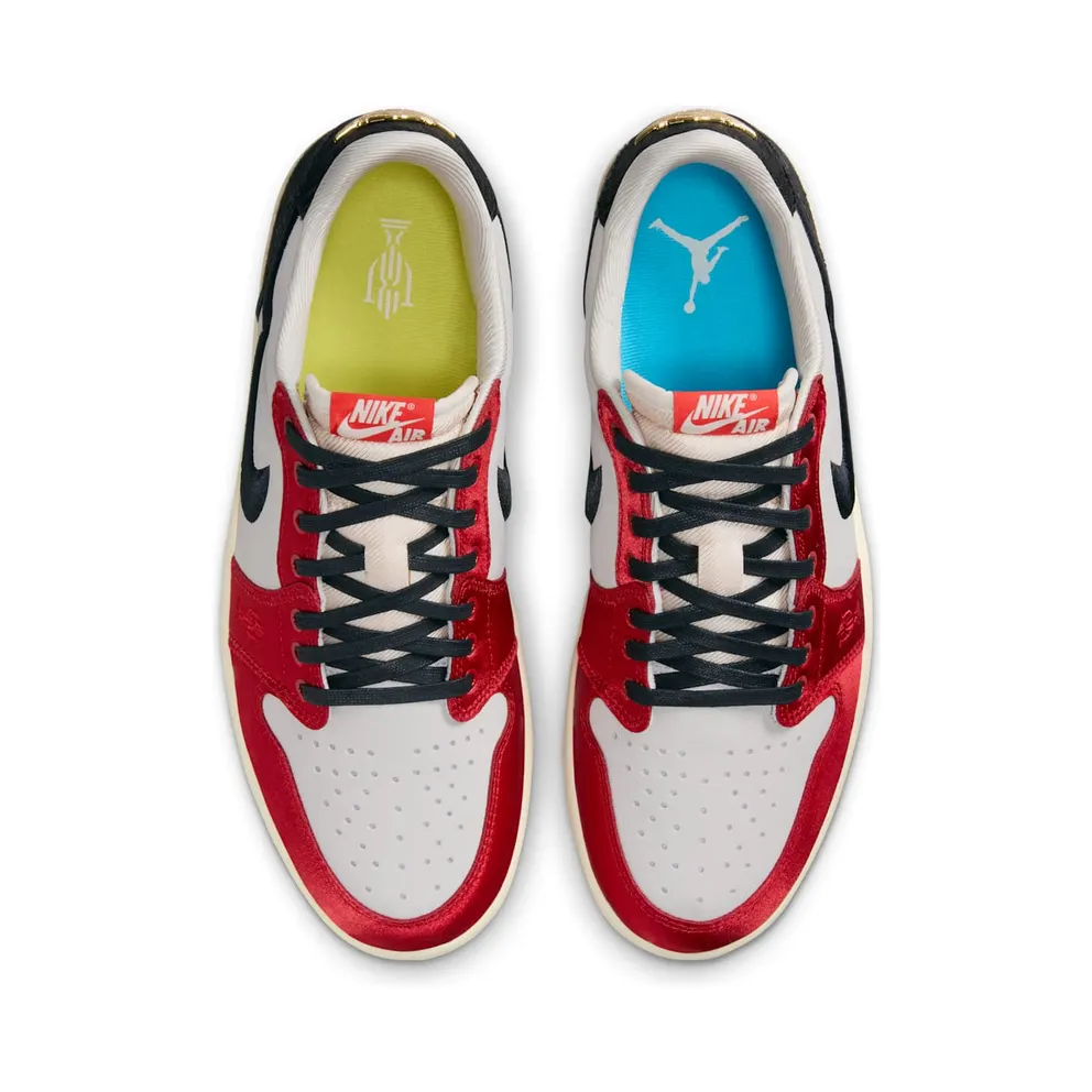 Air Jordan 1 x Trophy Room Sail/Varsity Red/Muslin/Black (FN0432-100)